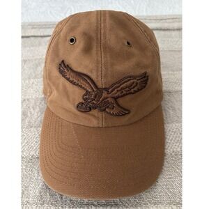 RARE Philadelphia Eagles x Carhartt '47 Brand Hat Brown Tonal Logo Duck Cloth